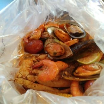 Juicy Seafood Indy - Create your own boil with snow crab, green mussels and shrimp (no head) 1/2 lb each approx. $32.50 - Seafood Near Me - Indianapolis, Indiana