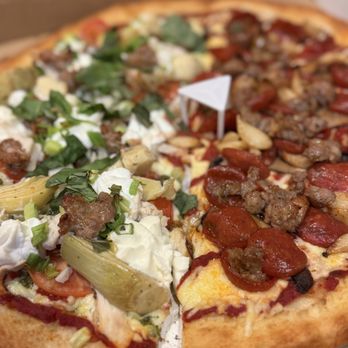 Pizza My Heart - Half Big Sur, half Fort Point! - Chicken Wings Near Me - Tracy, California Pizza My Heart - Half Big Sur, half Fort Point! - Chicken Wings Near Me - Tracy, California