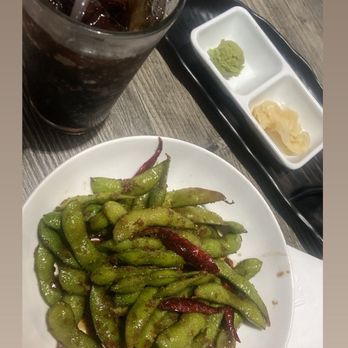 Sanyo Sushi - The garlic edamame is always perfection - Sushi Bars Near Me - Glendora, California