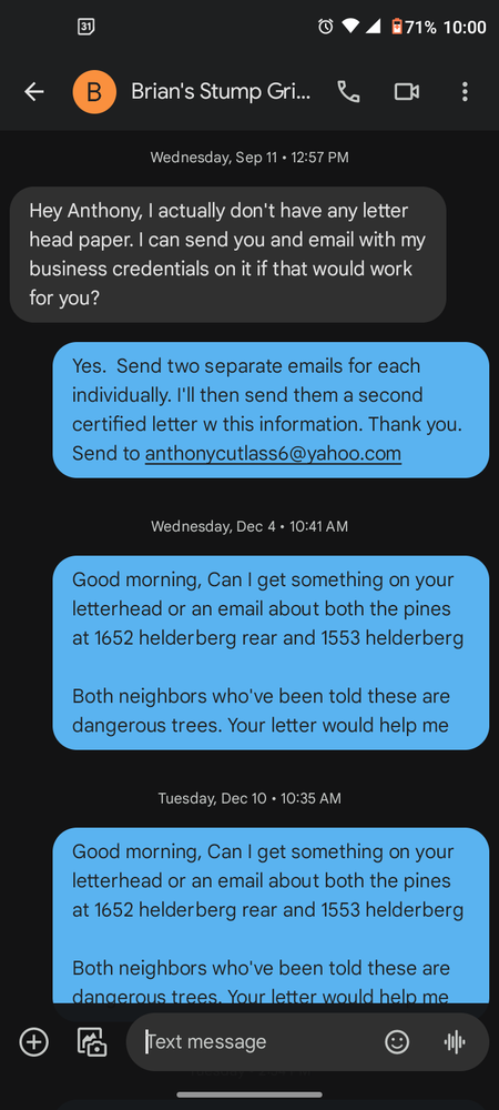 Brians stump grinding and tree service - tree service in Charlton, NY