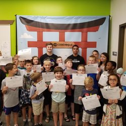 The end of a summer camp!  Kids had a blast.