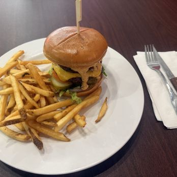 Shake & Shack94 - Double Cheeseburger with fries - Burgers Near Me - Stockton, California Shake & Shack94 - Double Cheeseburger with fries - Burgers Near Me - Stockton, California