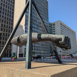 Monument to Joe Louis - "The Fist", a monument to boxer Joe Louis, Detroit