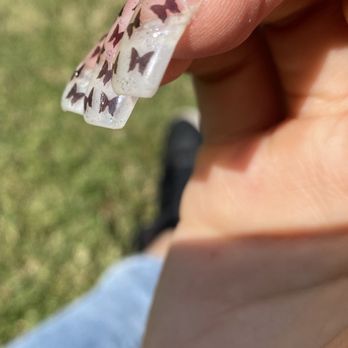 Botanic Nails - Lifting cracked nail.. water gets in = risk of infection - Nail Salons Near Me - Redlands, California Botanic Nails - Lifting cracked nail.. water gets in = risk of infection - Nail Salons Near Me - Redlands, California