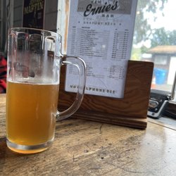 Small tables inside for beer sippin and convo. Delicious Weihenstephan brew!!!