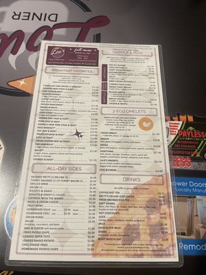 Menu photo 1 Lou's Diner Las Vegas, NV Menu photo 1 Lou's Diner Las Vegas, NV