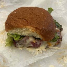 Pastrami and Swiss sandwich Pastrami and Swiss sandwich