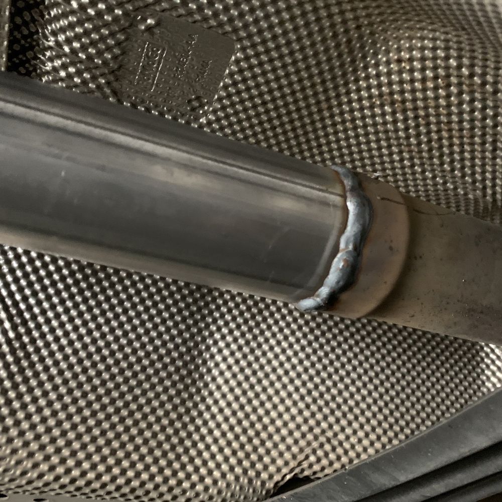 King Muffler - 2.5 pipe welded to stock exhaust - Auto Repair Near Me - Van Nuys, California King Muffler - 2.5 pipe welded to stock exhaust - Auto Repair Near Me - Van Nuys, California