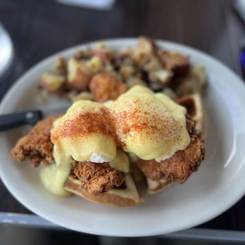 Millie's Cafe - Pasadena - Chicken and Waffles Benedict - Breakfast & Brunch Near Me - Pasadena, California