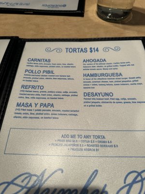 Menu photo 8 Güero Portland, OR