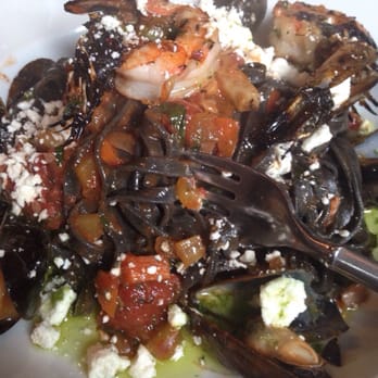 Sycamore - The squid ink linguine with seafood.. Very good. Other entrees were trout, ahi sandwich and burger. Everyone enjoyed the meal. - Bars Near Me - Columbus, Ohio Sycamore - The squid ink linguine with seafood.. Very good. Other entrees were trout, ahi sandwich and burger. Everyone enjoyed the meal. - Bars Near Me - Columbus, Ohio