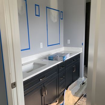 BJ Kitchen and Flooring - Master bath vanity - Cabinetry Near Me - Westerville, Ohio BJ Kitchen and Flooring - Master bath vanity - Cabinetry Near Me - Westerville, Ohio