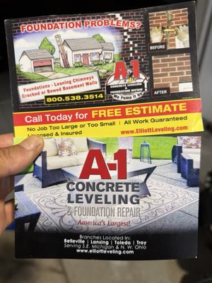 A-1 Concrete Leveling Southeast Michigan