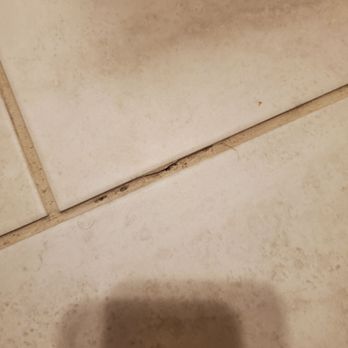 B&B Carpentry - Holes in the grout, which is also YELLOW. The grout was white when purchased. - General Contractors Near Me - Astoria, Illinois B&B Carpentry - Holes in the grout, which is also YELLOW. The grout was white when purchased. - General Contractors Near Me - Astoria, Illinois