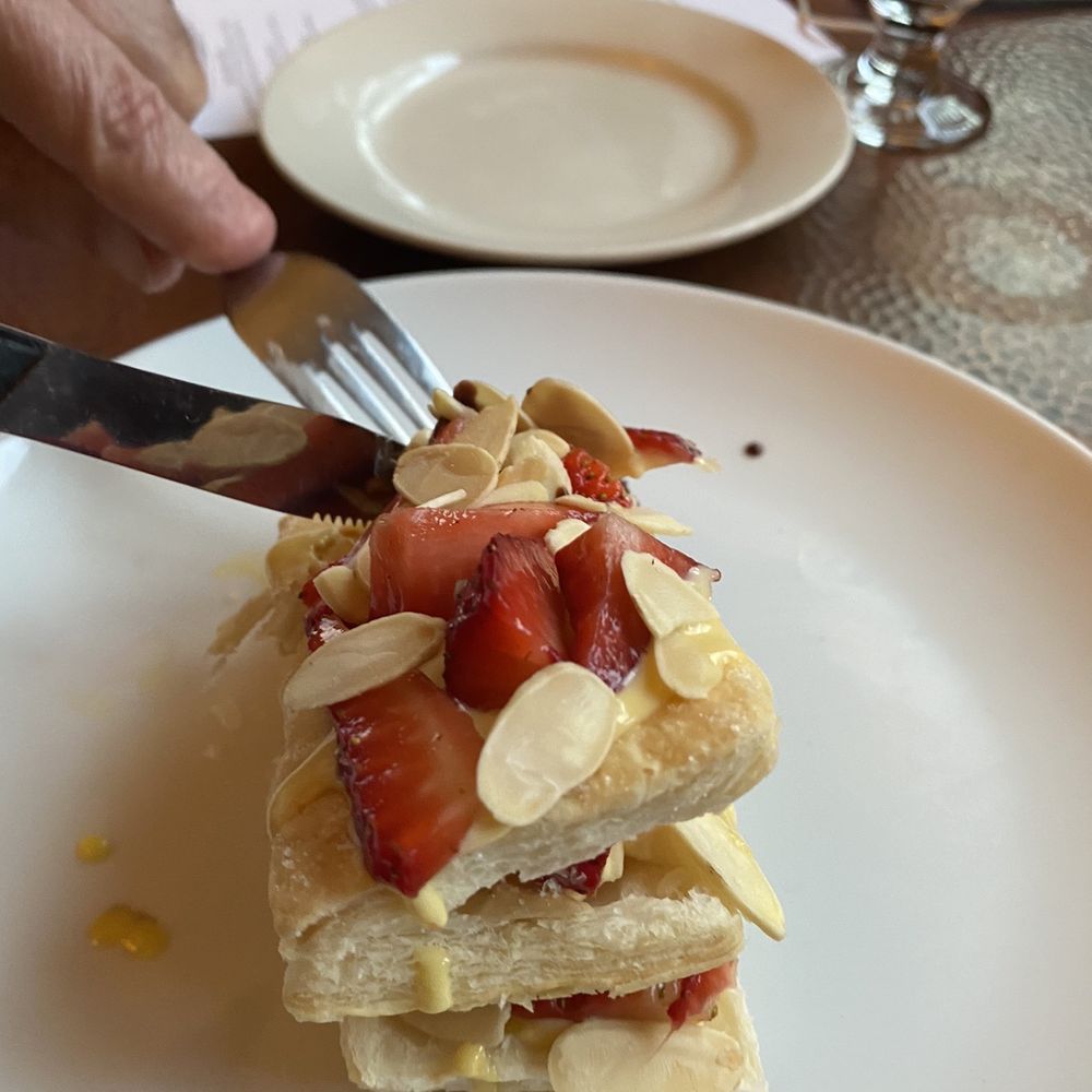 Jack's Oyster House - Mille fuille: yummy but our least fav of 3 desserts - Seafood Near Me - Albany, New York