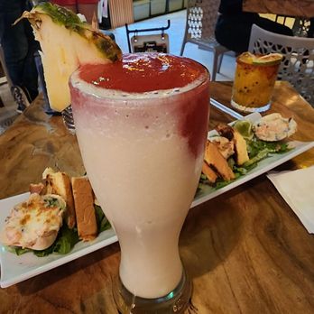 Pinups Fun & Grill - One of the refreshing drinks at Pinup's, Mazatlán, Sin. - Burgers Near Me - Mazatlán, SIN