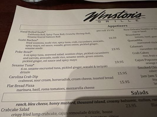 Menu photo 5 Winston's Grille Raleigh, NC Menu photo 5 Winston's Grille Raleigh, NC