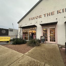 Exterior outside entrance of Favor the Kind - Dallas, Texas Exterior outside entrance of Favor the Kind - Dallas, Texas