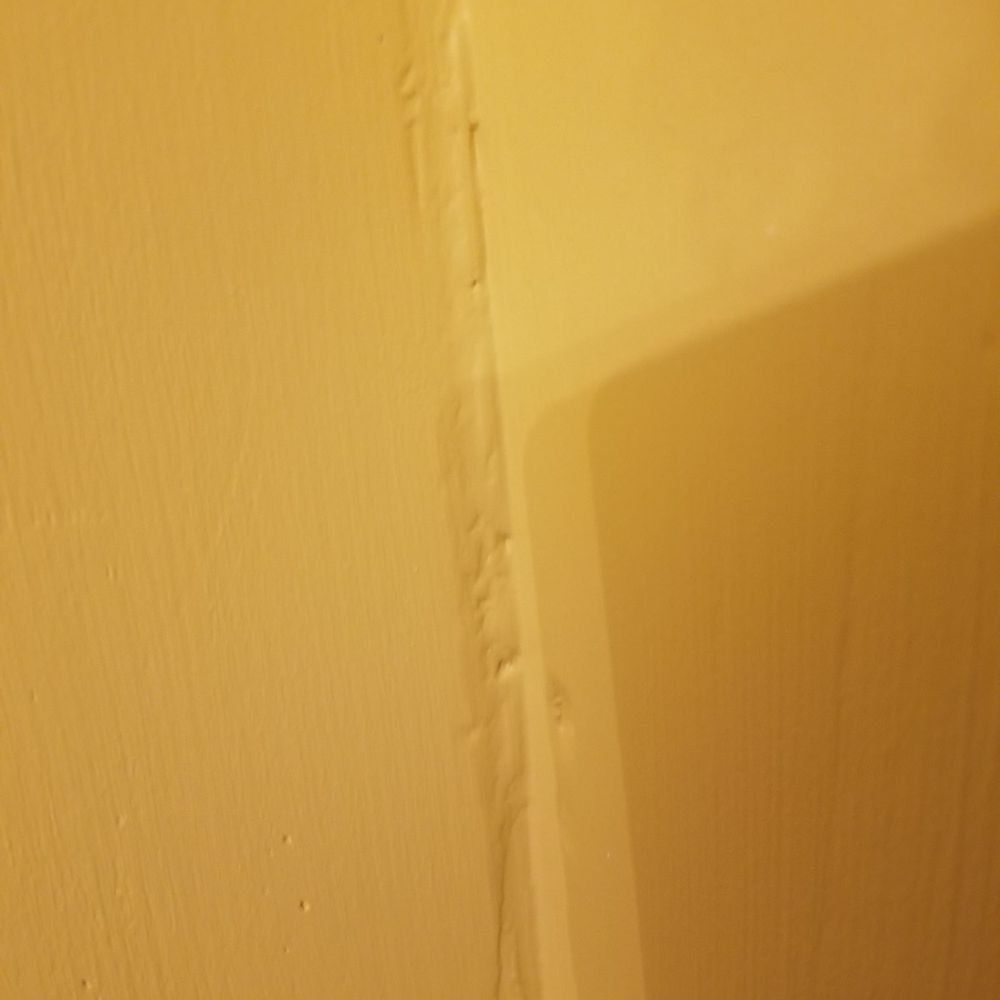MNM Painting and decorating - Corner mudded, not sanded but painted. - Painters Near Me MNM Painting and decorating - Corner mudded, not sanded but painted. - Painters Near Me
