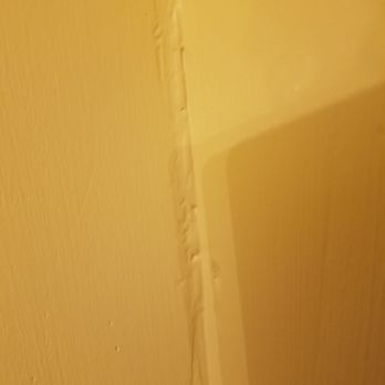 MNM Painting and decorating - Corner mudded, not sanded but painted. - Painters Near Me
