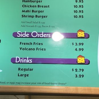 Cheeseburger Factory - Ala carte menu - Burgers Near Me - Honolulu, Hawaii