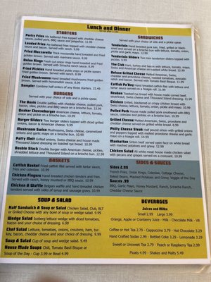 Menu photo 7 Oasis Diner Plainfield, IN