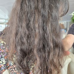 Here is my "straight" hair.