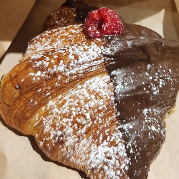 Angus T - Dark Chocolate Raspberry croissant - Cafes Near Me - Vancouver, British Columbia