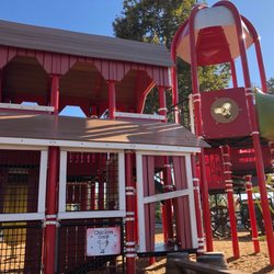 Borchard Community Park - Barb style playground with chicken coop