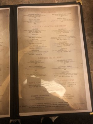 Menu photo 1 Villaggio's Italian Restaurant Lahaska, PA Menu photo 1 Villaggio's Italian Restaurant Lahaska, PA