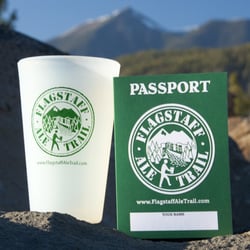 Flagstaff Ale Trail - The Flagstaff Ale Trail souvenir beer pint and passport: your passport to Flagstaff's fine craft beer tasting adventure.