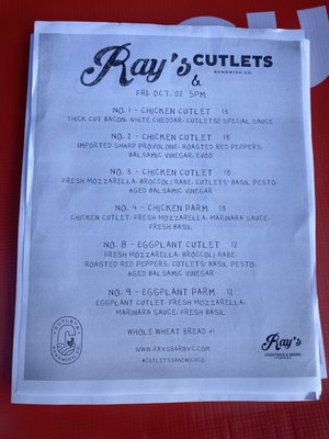 Menu photo 4 Ray's New York, NY