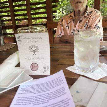 Tree Tops Restaurant - Welcoming personalized note - New American Near Me - Acme, Pennsylvania