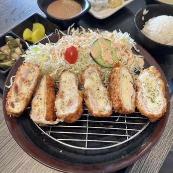 Hako - Cheese Tonkatsu with California roll - Sushi Bars Near Me - Irvine, California Hako - Cheese Tonkatsu with California roll - Sushi Bars Near Me - Irvine, California