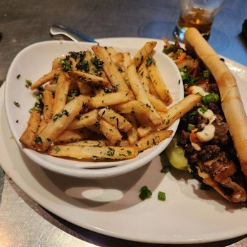 Yard House - Korean BBQ cheese steak - New American Near Me - Cincinnati, Ohio Yard House - Korean BBQ cheese steak - New American Near Me - Cincinnati, Ohio