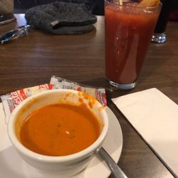 The Hound Pub & Dining - The soup of the day (Tomato Bisque). Incredibly flavorful, perfect for a cold day