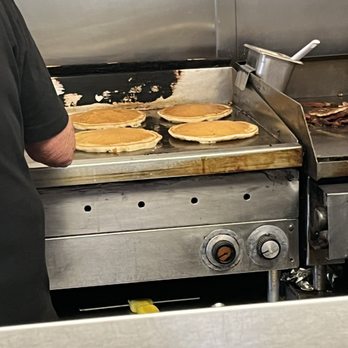 Crossroads Diner & Deli - Look at the size of those pancakes! The size of the largest size dinner plate. - Diners Near Me - Bethel, Maine Crossroads Diner & Deli - Look at the size of those pancakes! The size of the largest size dinner plate. - Diners Near Me - Bethel, Maine