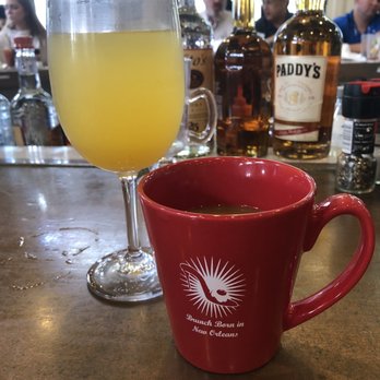 Ruby Slipper Central Business District - Peach Bellini and coffee - Breakfast & Brunch Near Me - New Orleans, Louisiana Ruby Slipper Central Business District - Peach Bellini and coffee - Breakfast & Brunch Near Me - New Orleans, Louisiana