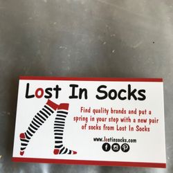 Lost In Socks - Business card