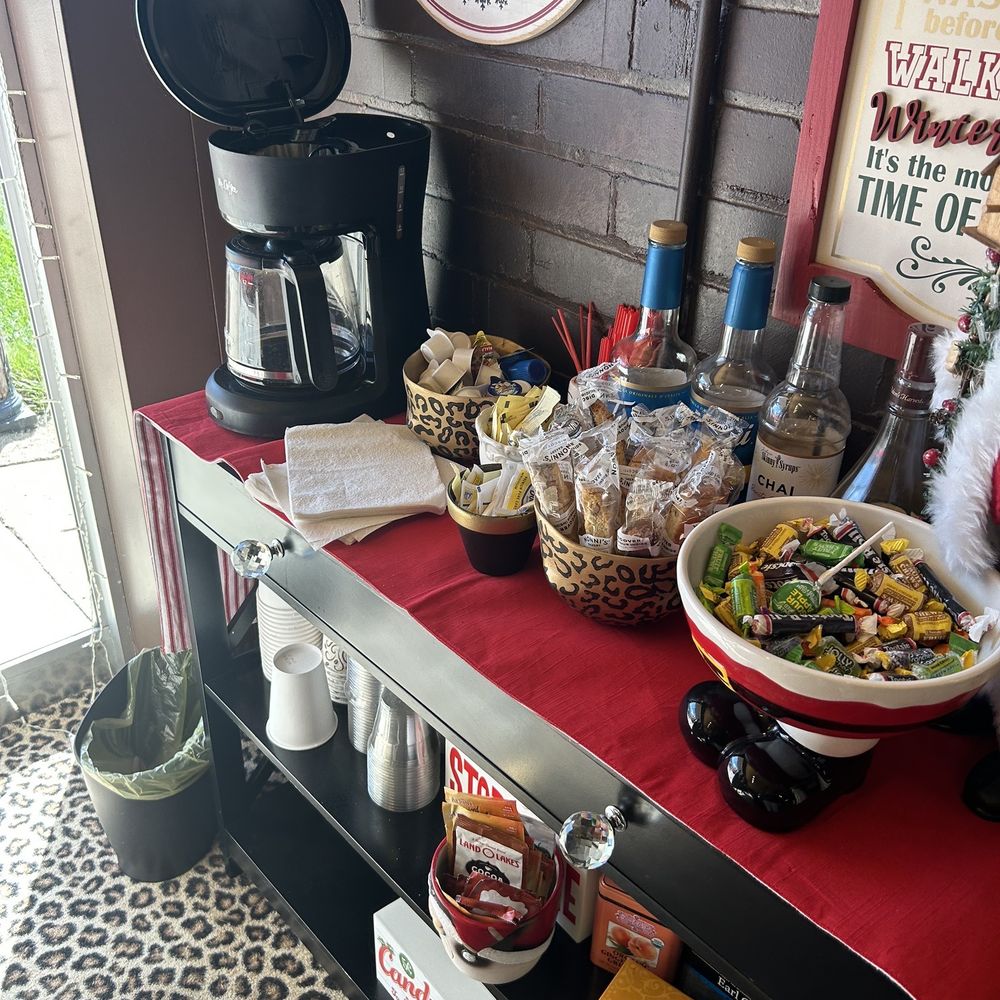 Shagg Salon - Coffee and tea area - Hair Stylists Near Me - Flat Rock, Michigan Shagg Salon - Coffee and tea area - Hair Stylists Near Me - Flat Rock, Michigan