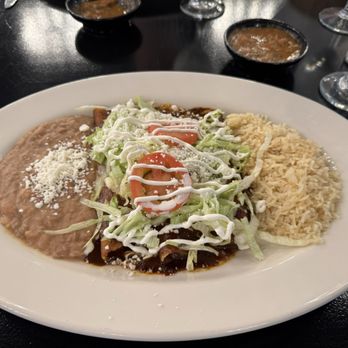Sazon De Loa - Enmolada entree with rice and beans - Mexican Near Me - Plano, Texas Sazon De Loa - Enmolada entree with rice and beans - Mexican Near Me - Plano, Texas