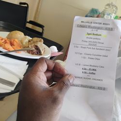 PowerBack Rehabilitation - Says roast pork sandwich. Are you kidding me so sad I feel so sorry for these older patients if you have family here rescue them now