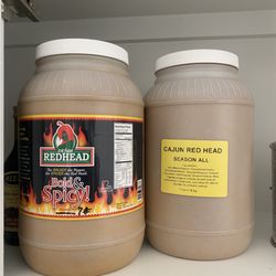Cajun Red Head - We have gallons available online www.cajunredhead.com