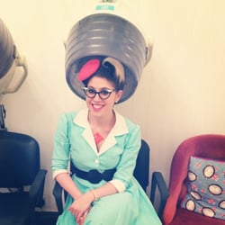 Lipstick, Lashes & Locks - Vintage hair up do by Lipstick, Lashes & Locks