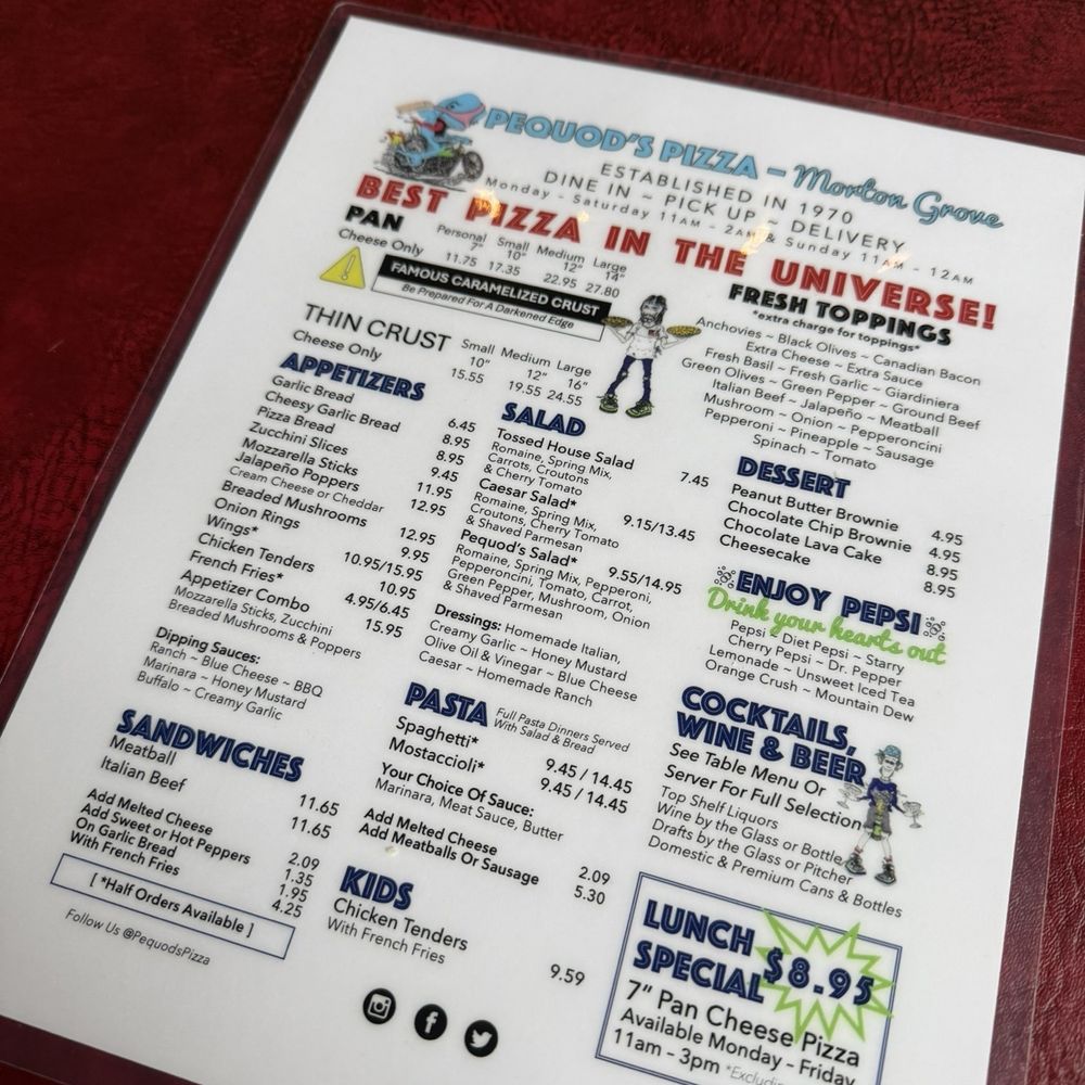 Pequod's Pizza - Menu - Pizza Near Me - Morton Grove, Illinois Pequod's Pizza - Menu - Pizza Near Me - Morton Grove, Illinois