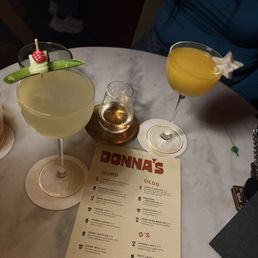 I know the right is a pornstar martini. I had the aloe Vera one. I know the right is a pornstar martini. I had the aloe Vera one.