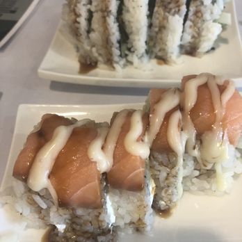 Azukar Sushi - Back: 63. Salmon Skin Roll Front: 8. Philly Roll - Sushi Bars Near Me - Sacramento, California Azukar Sushi - Back: 63. Salmon Skin Roll Front: 8. Philly Roll - Sushi Bars Near Me - Sacramento, California
