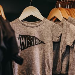 Pressland General - Mission Community Tees, printed in-house by Pressland Printing.