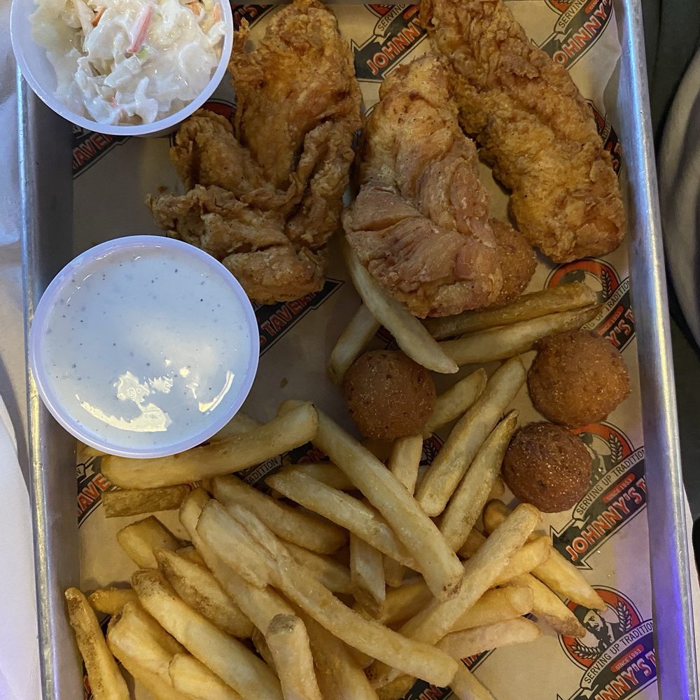 Johnny's Tavern - Chicken Strip Platter - American Near Me - Shawnee, Kansas Johnny's Tavern - Chicken Strip Platter - American Near Me - Shawnee, Kansas