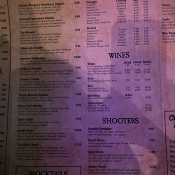 Frankenstein & Bier Keller - Menu - Pubs Near Me - Edinburgh, EDH